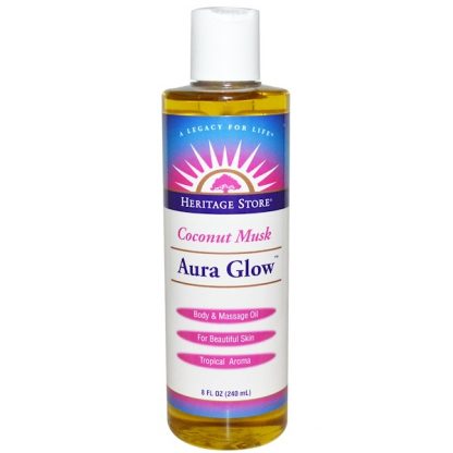 HERITAGE STORE, AURA GLOW, COCONUT MUSK, 8 FL OZ / 240ml