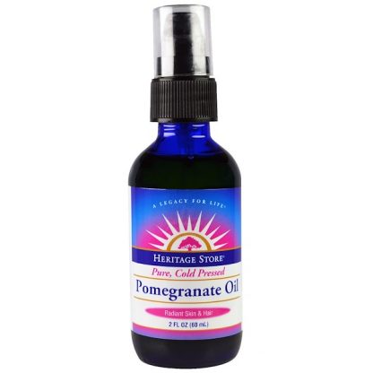 HERITAGE STORE, POMEGRANATE OIL, PURE, COLD PRESSED, 2 FL OZ