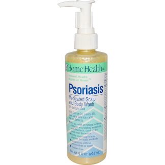 HOME HEALTH, PSORIASIS, MEDICATED SCALP AND BODY WASH, 8 FL OZ / 236ml