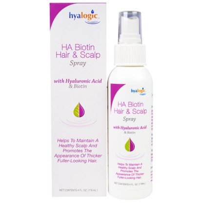 HYALOGIC LLC, HA BIOTIN HAIR & SCALP SPRAY, 4 FL OZ / 118ml