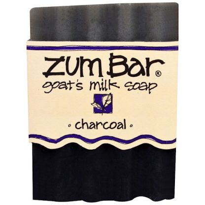 INDIGO WILD, ZUM BAR, GOAT'S MILK SOAP, CHARCOAL, 1 BAR, 3 OZ