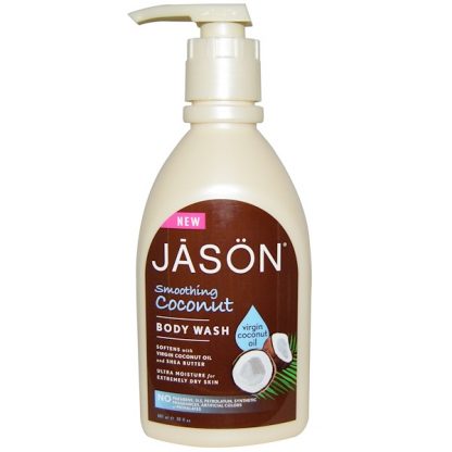 JASON NATURAL, BODY WASH, SMOOTHING COCONUT, 30 FL OZ / 887ml