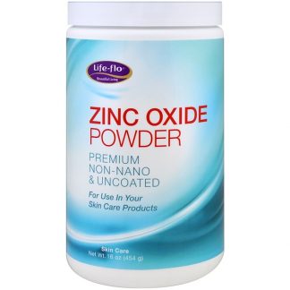 LIFE-FLO, ZINC OXIDE POWDER, PREMIUM NON-NANO & UNCOATED, 16 OZ / 454g