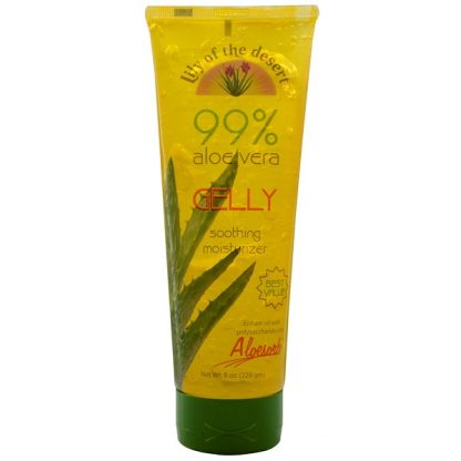 LILY OF THE DESERT, 99% ALOE VERA GELLY, 8 OZ / 228g