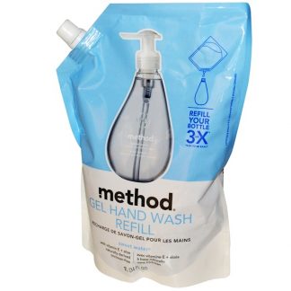 METHOD, GEL HAND WASH REFILL, SWEET WATER, 34 FL OZ / 1 L)