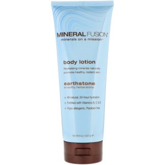MINERAL FUSION, MINERAL BODY LOTION, EARTHSTONE, 8 OZ / 227g