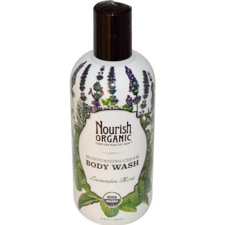 NOURISH ORGANIC, BODY WASH, LAVENDER MINT, 10 FL OZ / 295ml