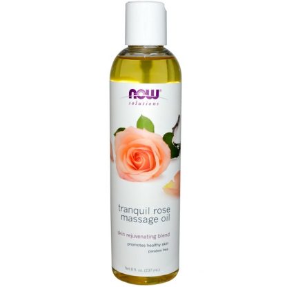 NOW FOODS, SOLUTIONS, TRANQUIL ROSE MASSAGE OIL, 8 FL OZ / 237ml