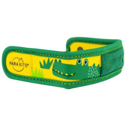 PARA'KITO, MOSQUITO REPELLENT BAND + 2 PELLETS, KIDS, CROCODILE, 3 PIECE SET