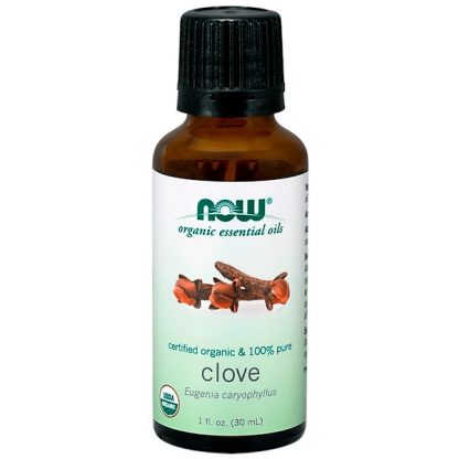 NOW FOODS, ORGANIC ESSENTIAL OILS, CLOVE, 1 FL OZ / 30ml