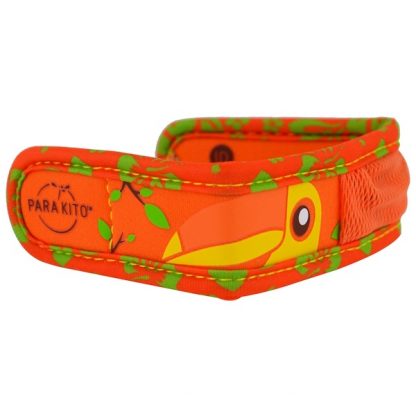 PARA'KITO, MOSQUITO REPELLENT BAND + 2 PELLETS, KIDS, TOUCAN, 3 PIECE SET