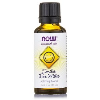 NOW FOODS, ESSENTIAL OILS, SMILES FOR MILES, UPLIFTING BLEND, 1 FL OZ / 30ml