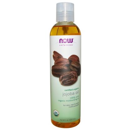 NOW FOODS, SOLUTIONS, CERTIFIED ORGANIC, JOJOBA OIL, 8 FL OZ / 237ml