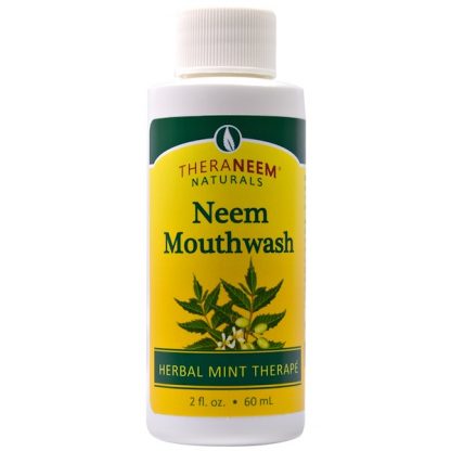 ORGANIX SOUTH, THERANEEM NATURALS, HERBAL MINT THERAP?, NEEM MOUTHWASH, 2 FL OZ / 60ml