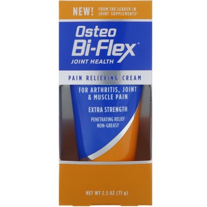 OSTEO BI-FLEX, PAIN RELIEVING CREAM, 2.5 OZ / 71g