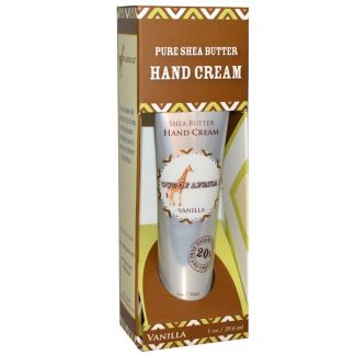 OUT OF AFRICA, PURE SHEA BUTTER, HAND CREAM, VANILLA, 1 OZ / 29.6ml