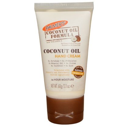 PALMER'S, COCONUT OIL, HAND CREAM, 2.1 OZ / 60g