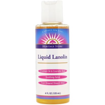 HERITAGE STORE, LIQUID LANOLIN, 4 FL OZ / 120ml