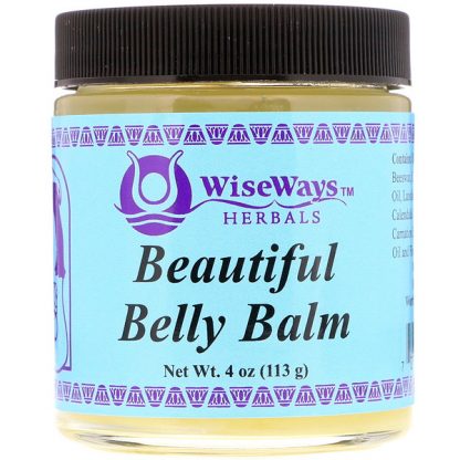 WISEWAYS HERBALS, LLC, BEAUTIFUL BELLY BALM, 4 OZ / 113g