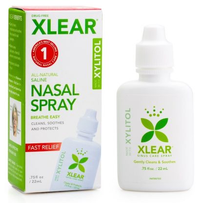 XLEAR, XYLITOL SALINE NASAL SPRAY, .75 FL OZ / 22ml