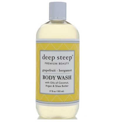 DEEP STEEP, BODY WASH, GRAPEFRUIT - BERGAMOT, 17 FL OZ / 503ml