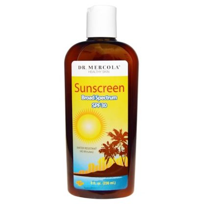 DR. MERCOLA, NATURAL SUNSCREEN, SPF 30, 8 FL OZ / 236ml