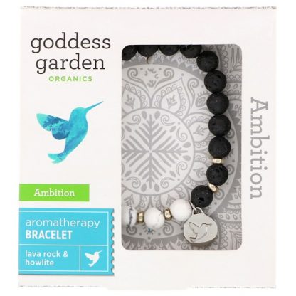 GODDESS GARDEN, ORGANICS, AMBITION, AROMATHERAPY BRACELET, 1 BRACELET