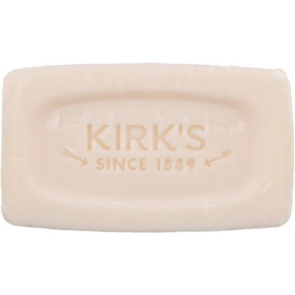 KIRK'S, 100% PREMIUM COCONUT OIL GENTLE CASTILE SOAP, SOOTHING ALOE VERA, 1.13 OZ / 32g