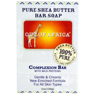 OUT OF AFRICA, PURE SHEA BUTTER BAR SOAP, COMPLEXION BAR, 4 OZ / 120g