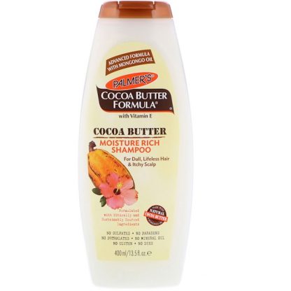 PALMER'S, COCOA BUTTER FORMULA, MOISTURE RICH SHAMPOO, 13.5 FL OZ / 400ml