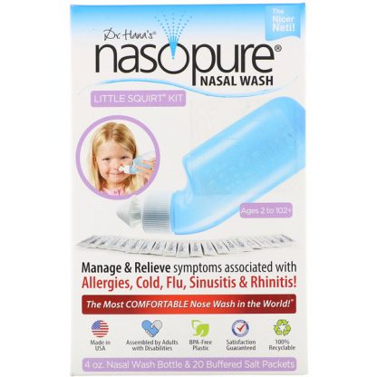 NASOPURE, NASAL WASH SYSTEM, LITTLE SQUIRT KIT, 1 KIT