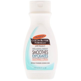 PALMER'S, COCOA BUTTER FORMULA, WITH VITAMIN E, ALPHA/BETA HYDROXY SMOOTHING LOTION, 8.5 FL OZ / 250ml