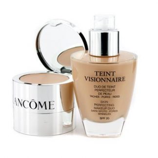 LANCOME TEINT VISIONNAIRE SKIN PERFECTING MAKE UP DUO SPF 20 - # 02 LYS ROSE 30ML+2.8G