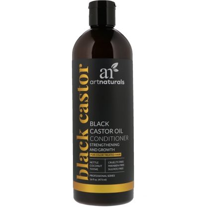 ARTNATURALS, BLACK CASTOR OIL CONDITIONER, STRENGTHENING AND GROWTH, 16 FL OZ / 473ml