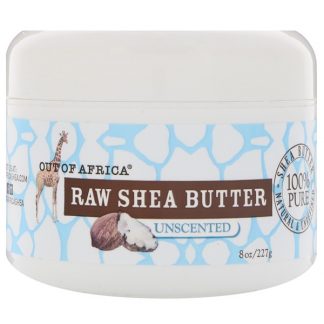 OUT OF AFRICA, RAW SHEA BUTTER, UNSCENTED, 8 OZ / 227g