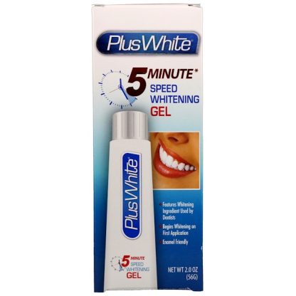 PLUS WHITE, 5 MINUTE SPEED WHITENING GEL, 2.0 OZ / 56g