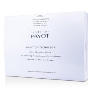 PAYOT SOLUTION TECHNI LISS - SMOOTHING &AMP; PEELING TREATMENTS FOR FACE &AMP; NECK (SALON PRODUCT) 10TREATMENTS