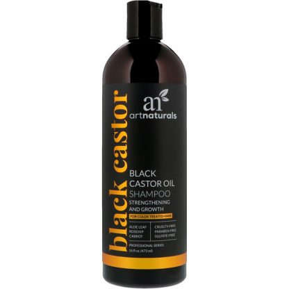 ARTNATURALS, BLACK CASTOR OIL SHAMPOO, STRENGTHENING AND GROWTH, 16 FL OZ / 473ml