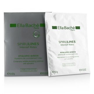 ELLA BACHE SPIRULINES INTENSIF RIDES HYALURO-GREEN INTENSIVE WRINKLE PLUMPING PATCHES (SALON PRODUCT) 5X5.8G/0.2OZ