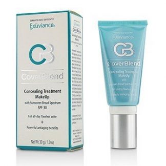 EXUVIANCE COVERBLEND CONCEALING TREATMENT MAKEUP SPF30 - # TOASTED ALMOND 30ML/1OZ