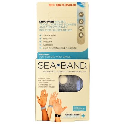 SEA BAND, ACUPRESSURE WRIST BANDS, ONE PAIR