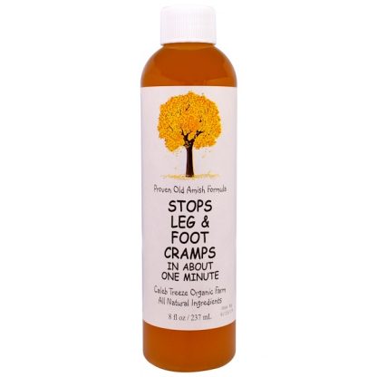 CALEB TREEZE ORGANIC FARM, STOPS LEG & FOOT CRAMPS, 8 FL OZ / 237ml