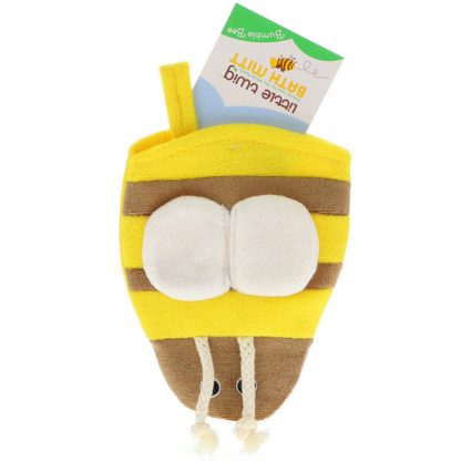 LITTLE TWIG, BUMBLE BEE BATH MITT, 1 MITT