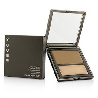 BECCA LOWLIGHT/HIGHLIGHT PERFECTING PALETTE PRESSED (1X LOWLIGHT SCULPTING PERFECTOR, 1X SHIMMERING SKIN PERFECTOR POURED QUARTZ) 9.35G/0.33OZ