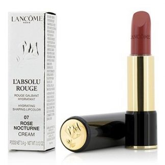 LANCOME L' ABSOLU ROUGE HYDRATING SHAPING LIPCOLOR - # 07 ROSE NOCTURNE (CREAM) 3.4G/0.12OZ
