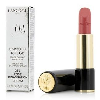 LANCOME L' ABSOLU ROUGE HYDRATING SHAPING LIPCOLOR - # 350 ROSE INCARNATION 3.4G/0.12OZ