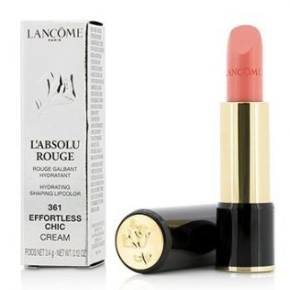 LANCOME L' ABSOLU ROUGE HYDRATING SHAPING LIPCOLOR - # 361 EFFORTLESS CHIC (CREAM) 3.4G/0.12OZ