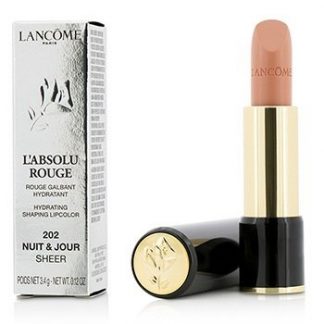 LANCOME L' ABSOLU ROUGE HYDRATING SHAPING LIPCOLOR - # 202 NUIT &AMP; JOUR (SHEER) 3.4G/0.12OZ