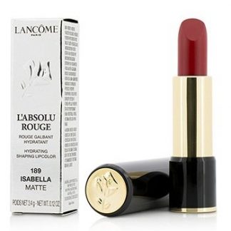 LANCOME L' ABSOLU ROUGE HYDRATING SHAPING LIPCOLOR - # 189 ISABELLA (MATTE) 3.4G/0.12OZ