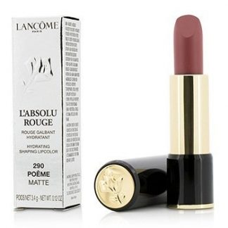 LANCOME L' ABSOLU ROUGE HYDRATING SHAPING LIPCOLOR - # 290 POEME (MATTE) 3.4G/0.12OZ